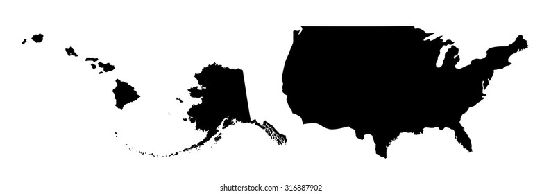 United States of America Map 