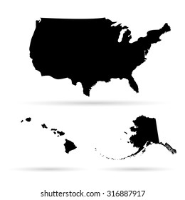 United States of America Map 