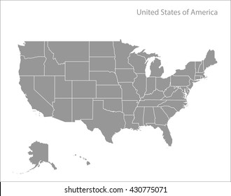 United States of America map