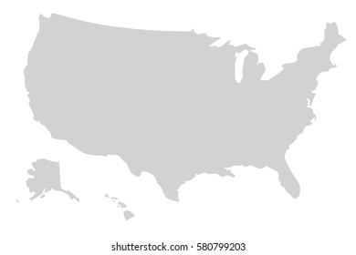 Vector Map Usa Stock Vector (Royalty Free) 715006549 | Shutterstock