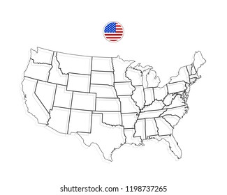 1,380 United states west coast map Images, Stock Photos & Vectors