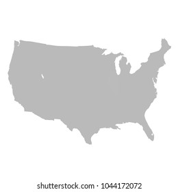 United States of America map. USA