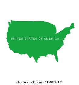 United States of America map. USA 