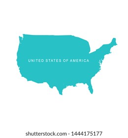 United States of America map. USA 