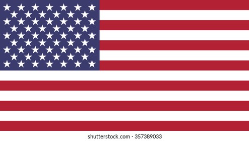 united states of america official flag usa vector us