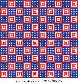 United States America Pattern American Style Stock Vector (Royalty Free ...