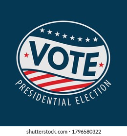 United States of America presidential election design concept. Vector illustration