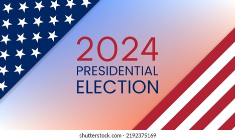 United States of America Presidential Election 2024. Vector illustration