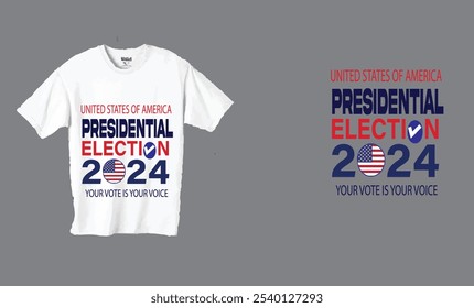 United States of America Presidential T Shirt. 