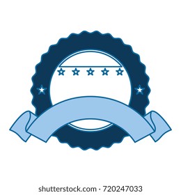 united states of america seal with ribbon