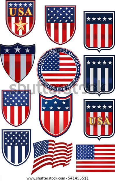 United States America Symbol Stock Vector (Royalty Free) 541455511 ...