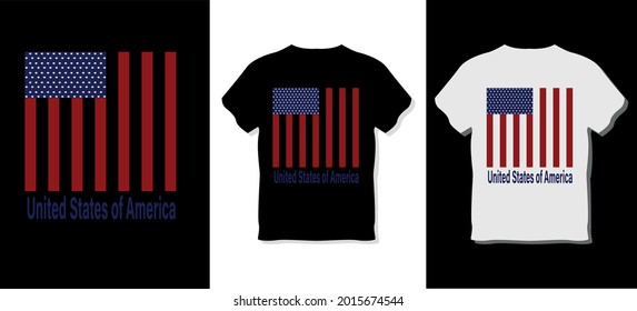 United States of America T-shirt Design