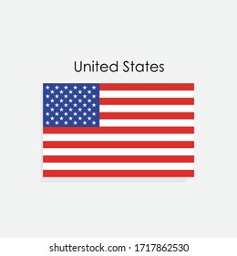 United States of America Vector Flag