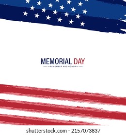 United States of America, vector illustration for memorial day