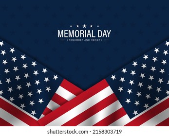 United States of America, vector illustration for memorial day