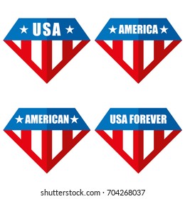 United states of America Vector logos USA