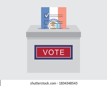 United States of America Voting Illustration of the State of Missouri