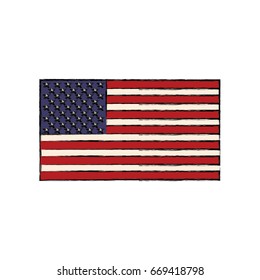 united states of american flag insignia national