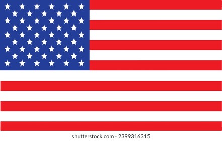 
United States of American Flag Vector