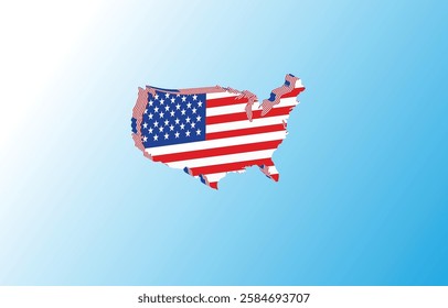 United States American vector map