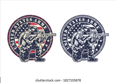 United States Army Vector Design Logo