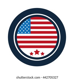 United States Badge Icon Stock Vector (royalty Free) 442705327 