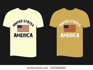 united states beautiful t shirt plain design for men and women