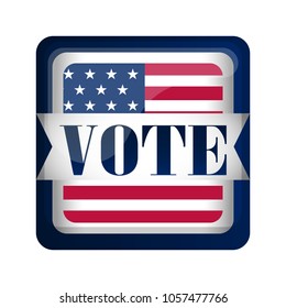 United States campaign button