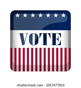 United States campaign button