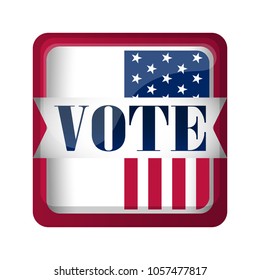 United States campaign button