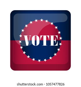 United States campaign button