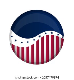 United States campaign button