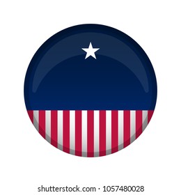 United States campaign button