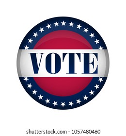 United States campaign button