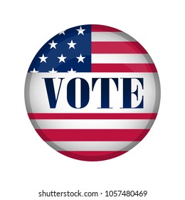 United States campaign button