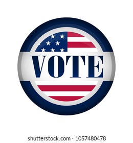 United States campaign button