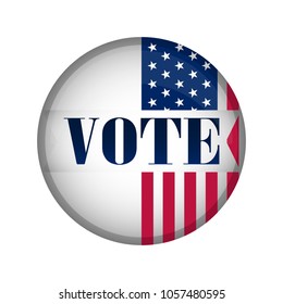 United States campaign button