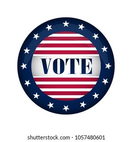 United States campaign button