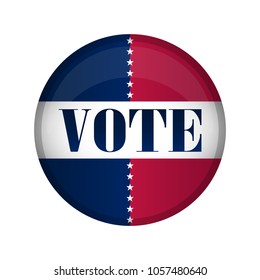 United States campaign button