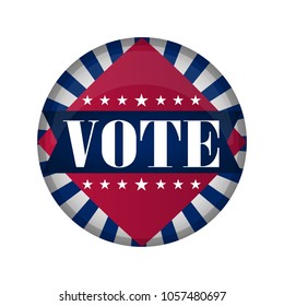 United States campaign button