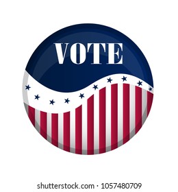 United States campaign button