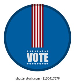 United states campaign button