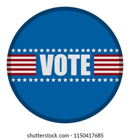 United states campaign button