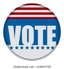 United states campaign button