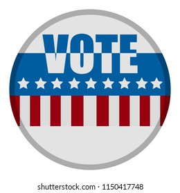 United states campaign button
