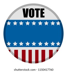 United states campaign button