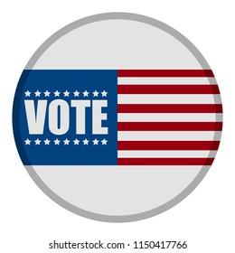 United states campaign button
