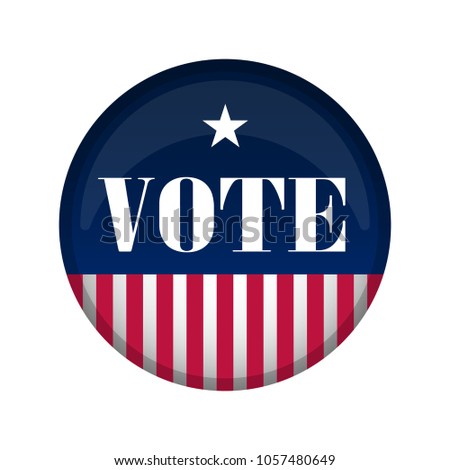 United States campaign button