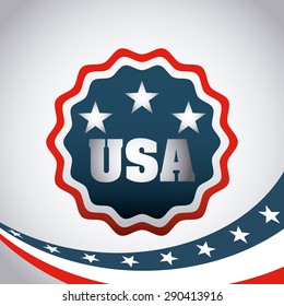 united states celebration design, vector illustration eps10 graphic 