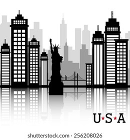 United States conceptual design, vector illustration.
